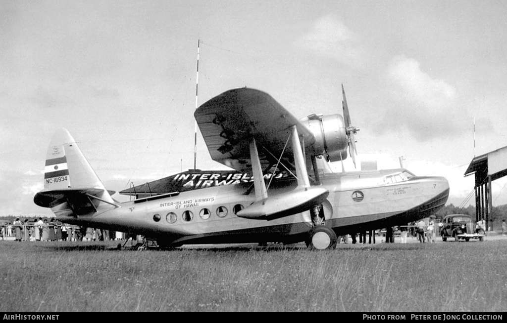 Aircraft Photo of NC16934 | Sikorsky S-43 | Inter Island Airways of Hawaii | AirHistory.net #424620