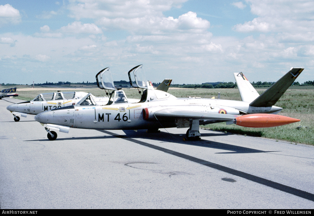 Aircraft Photo of MT46 | Fouga CM-170R Magister | Belgium - Air Force | AirHistory.net #424621