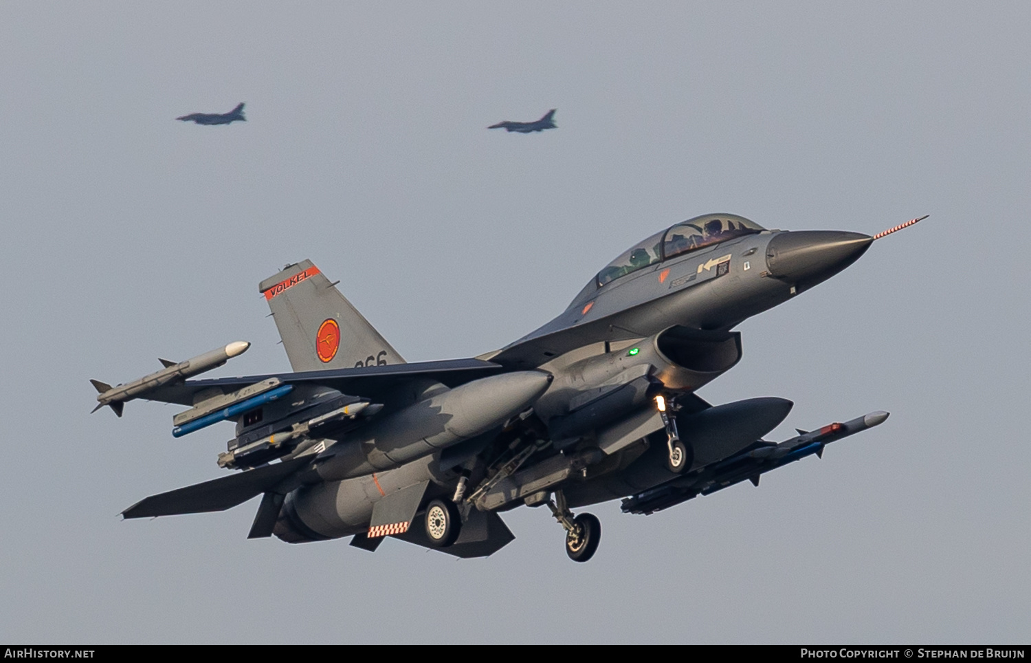 Aircraft Photo of J-066 | General Dynamics F-16BM Fighting Falcon | Netherlands - Air Force | AirHistory.net #424635