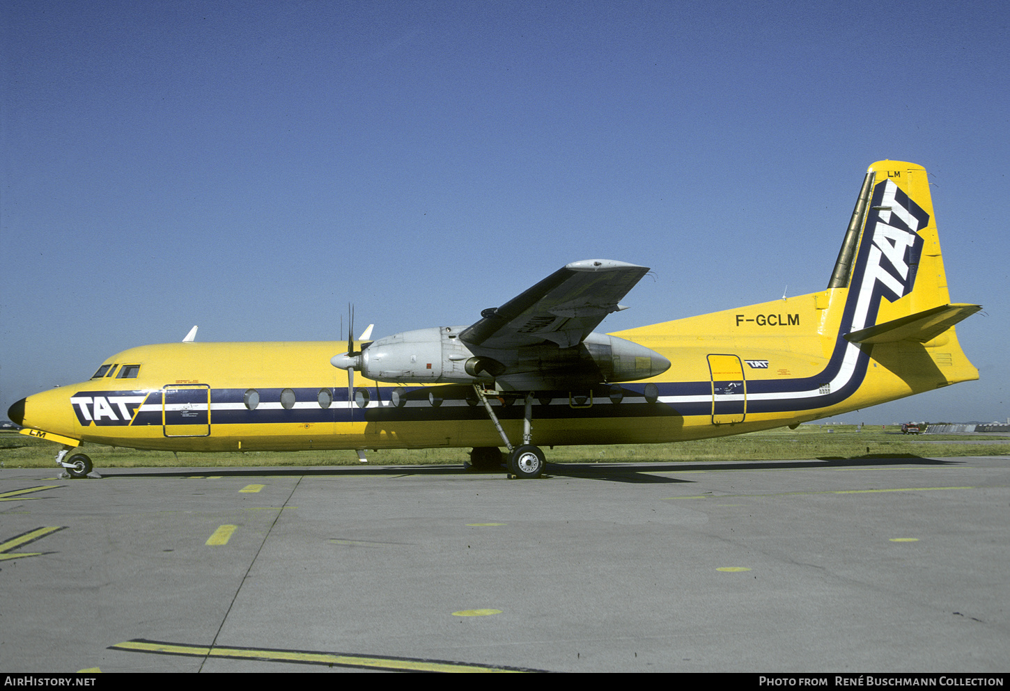 Aircraft Photo of F-GCLM | Fairchild Hiller FH-227B | TAT - Transport Aérien Transrégional | AirHistory.net #424691