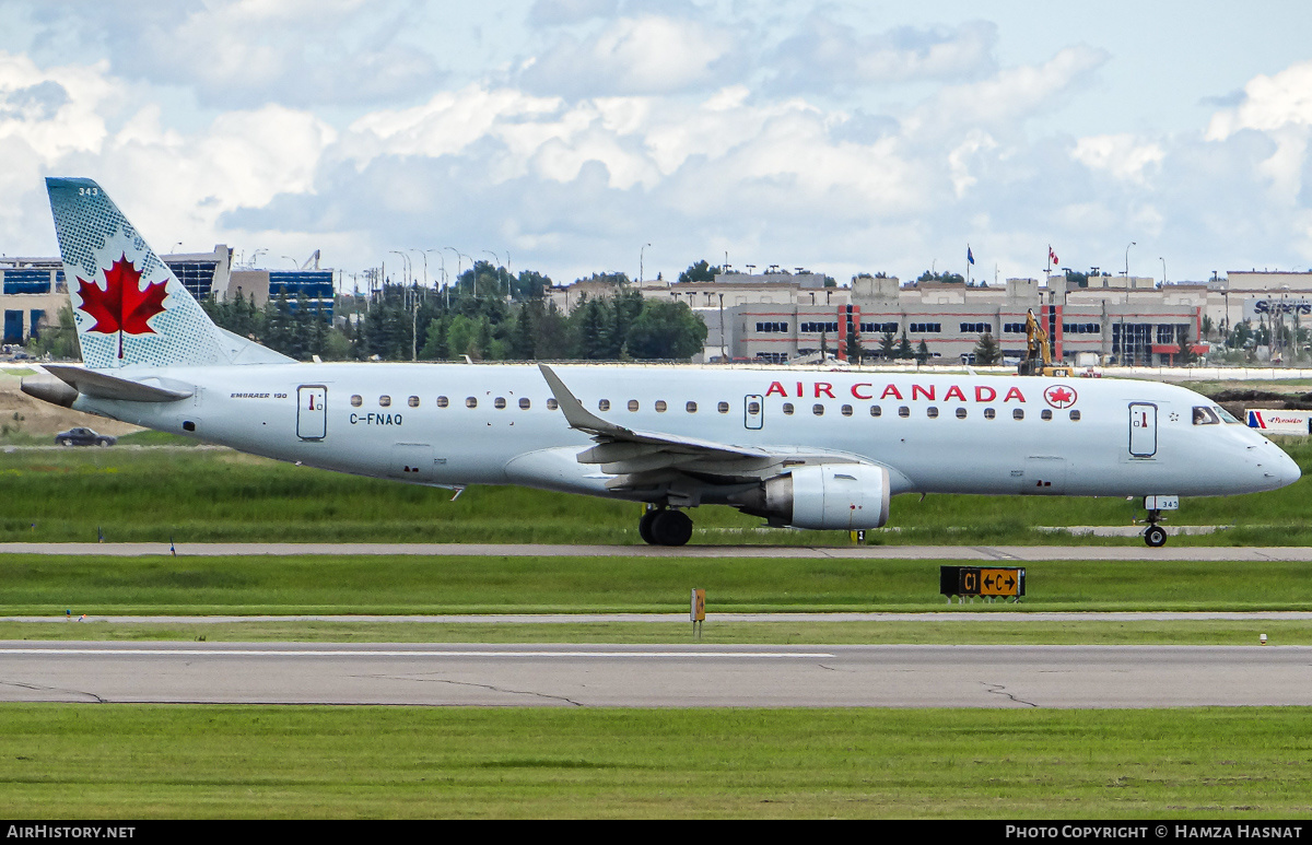 Aircraft Photo of C-FNAQ | Embraer 190AR (ERJ-190-100IGW) | Air Canada | AirHistory.net #424725