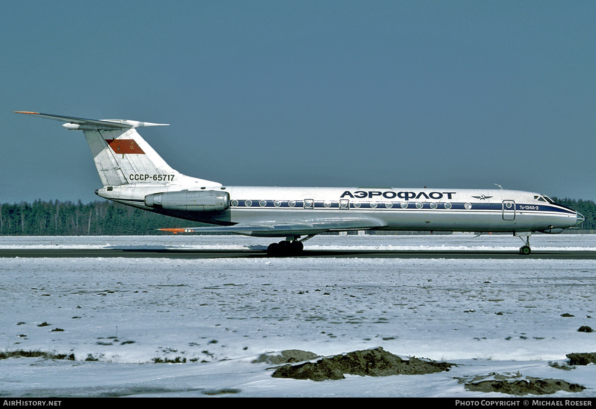 Aircraft Photo of CCCP-65717 | Tupolev Tu-134A-3 | Aeroflot | AirHistory.net #424737