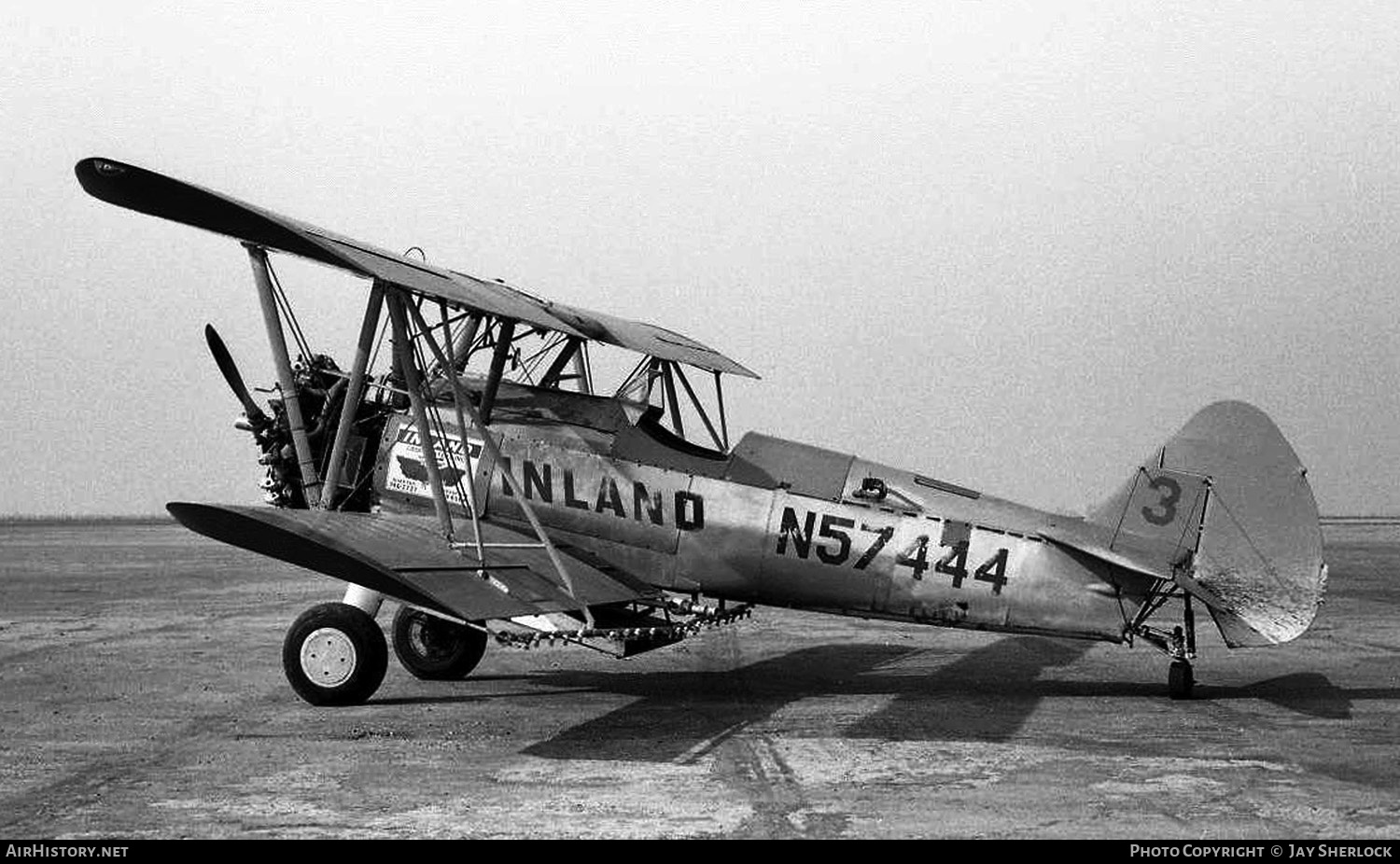 Aircraft Photo of N57444 | Stearman PT-13B Kaydet (A75) | Inland Crop Dusters | AirHistory.net #424758