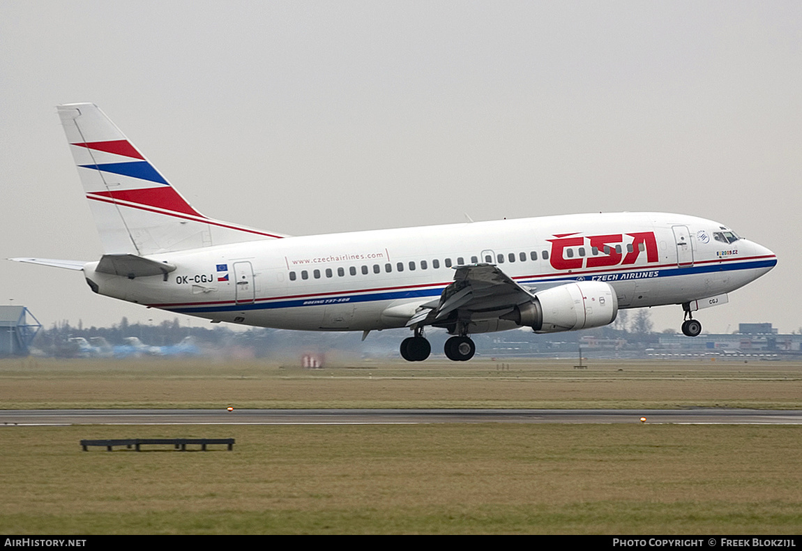 Aircraft Photo of OK-CGJ | Boeing 737-55S | ČSA - Czech Airlines | AirHistory.net #424837