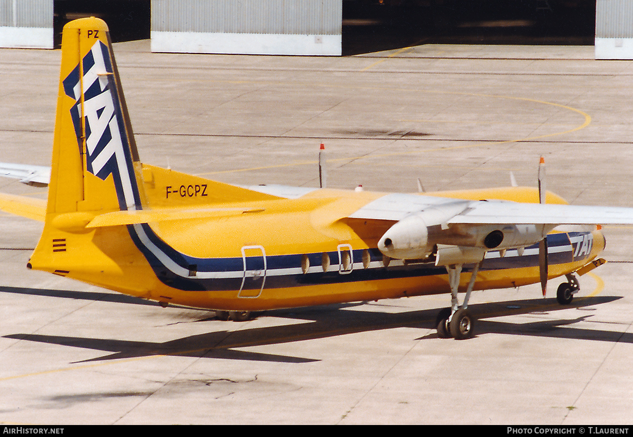 Aircraft Photo of F-GCPZ | Fairchild Hiller FH-227B | TAT - Transport Aérien Transrégional | AirHistory.net #424849