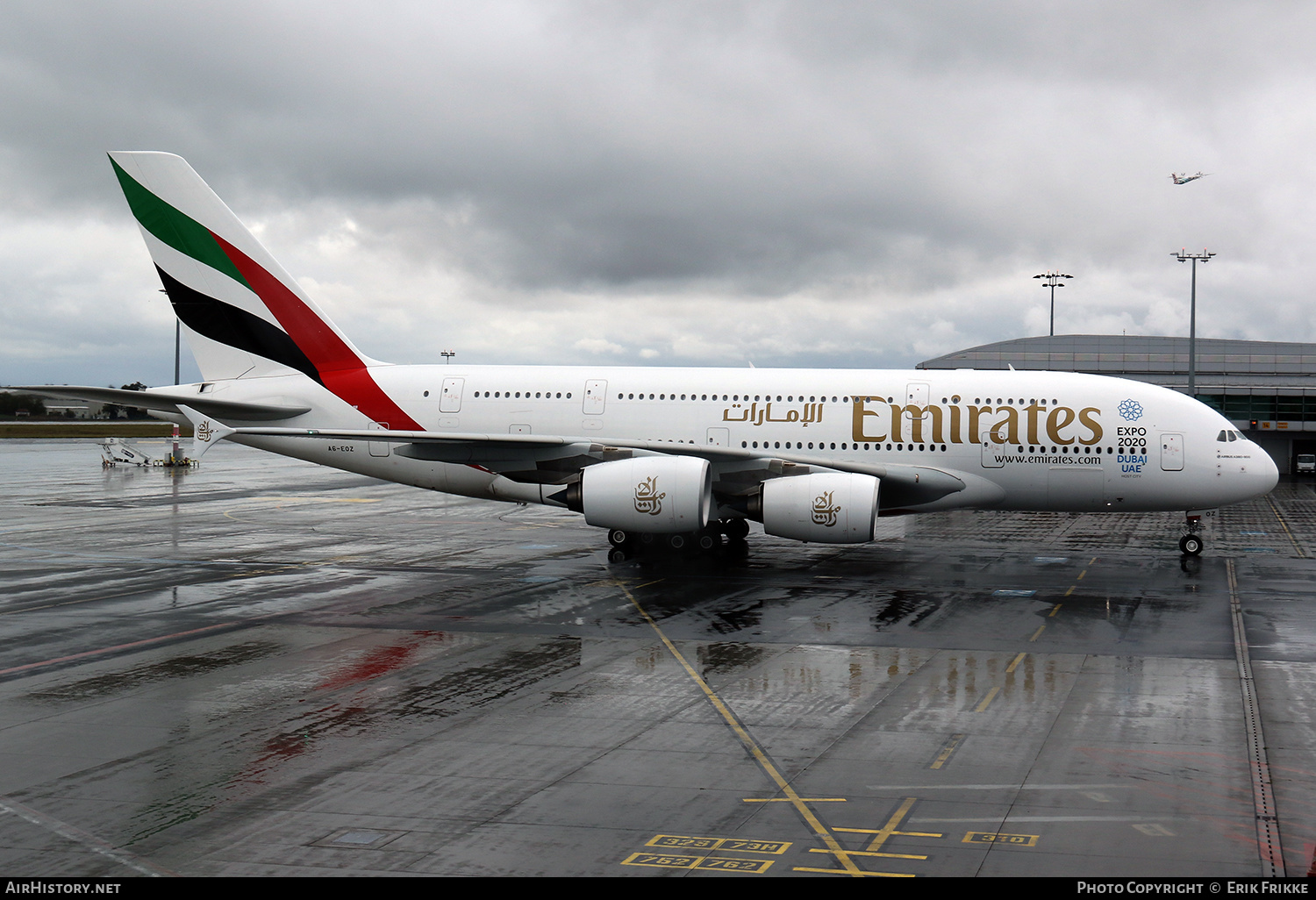 Aircraft Photo of A6-EOZ | Airbus A380-861 | Emirates | AirHistory.net #424858