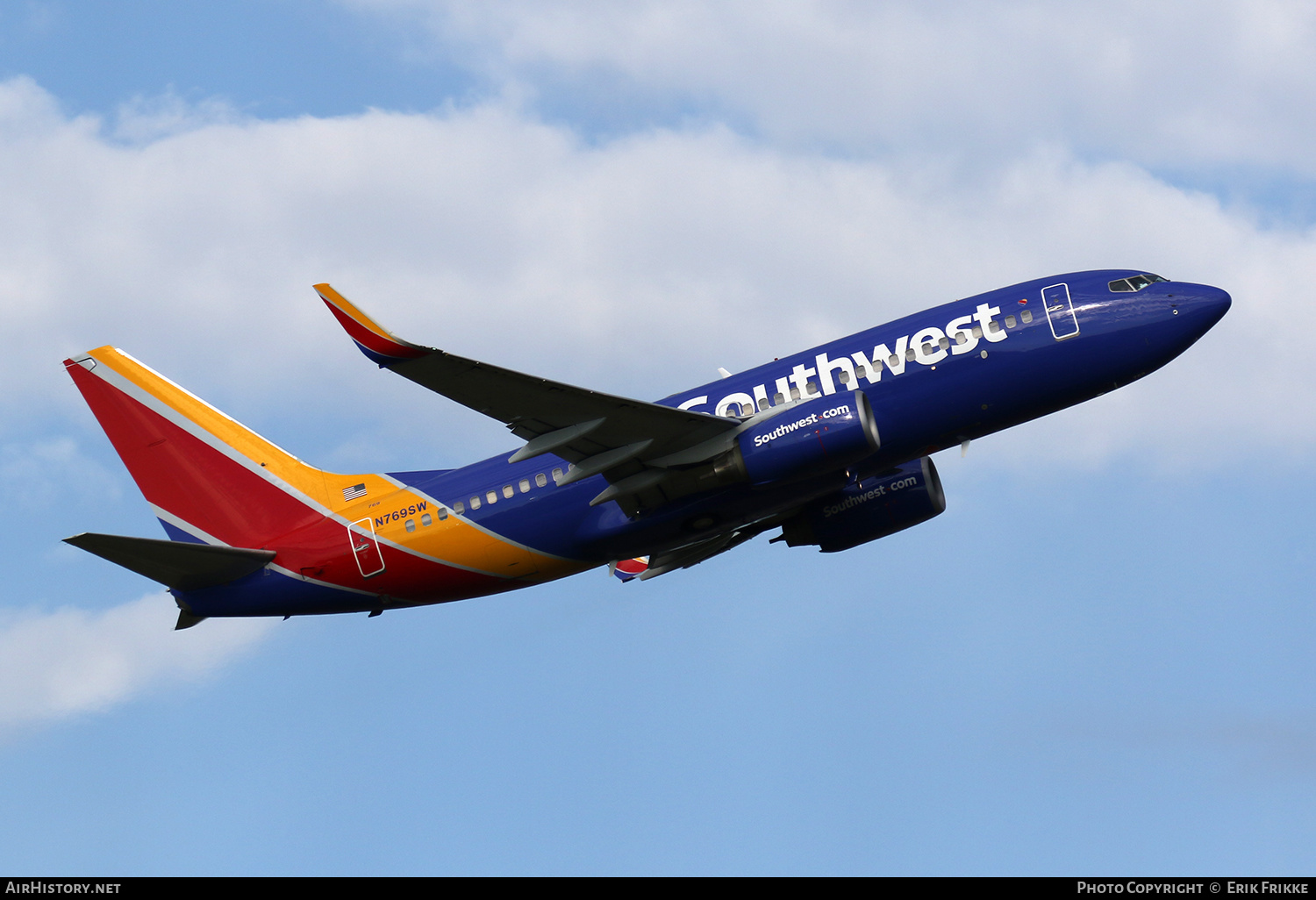 Aircraft Photo of N769SW | Boeing 737-7H4 | Southwest Airlines | AirHistory.net #424884