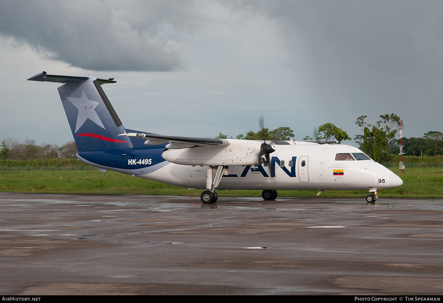 Aircraft Photo of HK-4495 | Bombardier DHC-8-202Q Dash 8 | LAN Airlines - Línea Aérea Nacional | AirHistory.net #424887