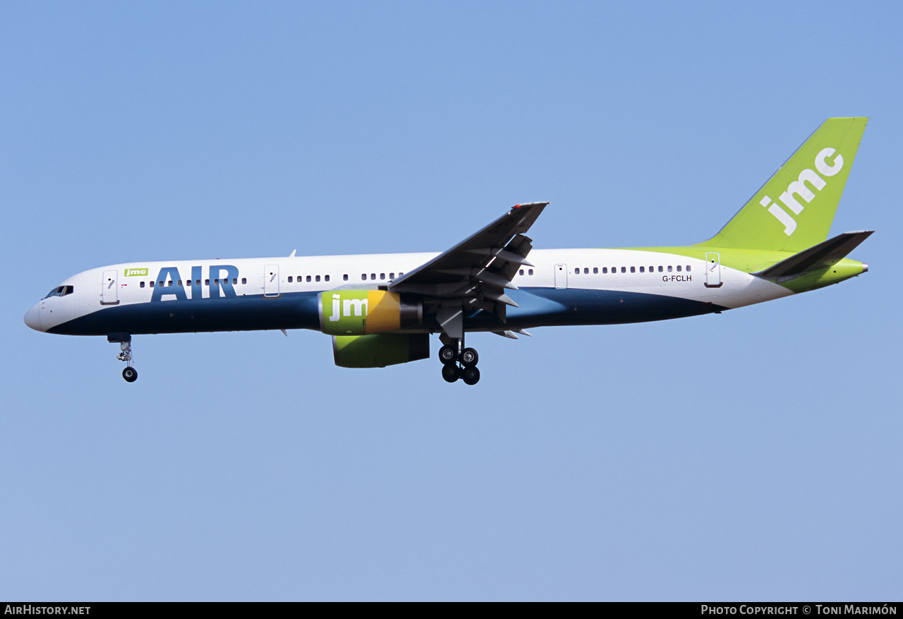 Aircraft Photo of G-FCLH | Boeing 757-28A | JMC Air | AirHistory.net #424925