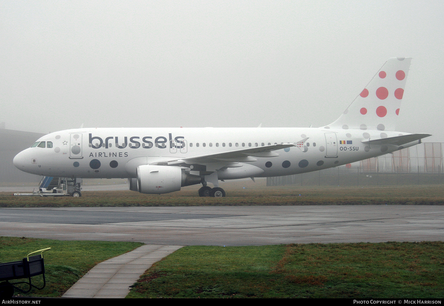 Aircraft Photo of OO-SSU | Airbus A319-111 | Brussels Airlines | AirHistory.net #424928