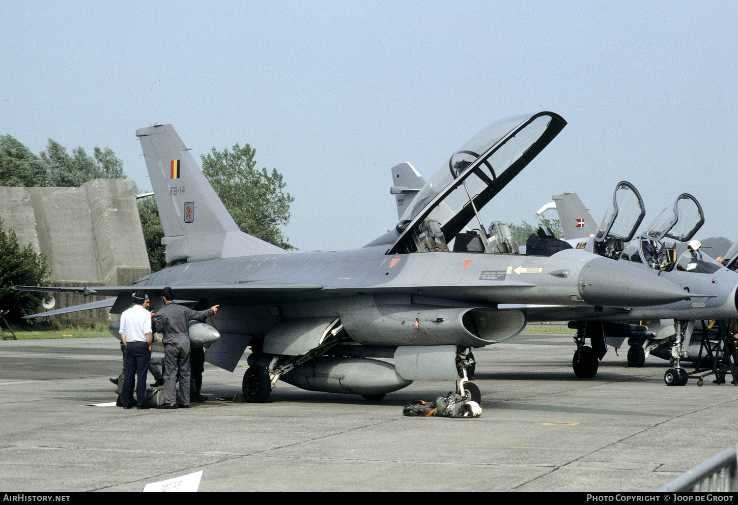 Aircraft Photo of FB-14 | General Dynamics F-16B Fighting Falcon | Belgium - Air Force | AirHistory.net #424943