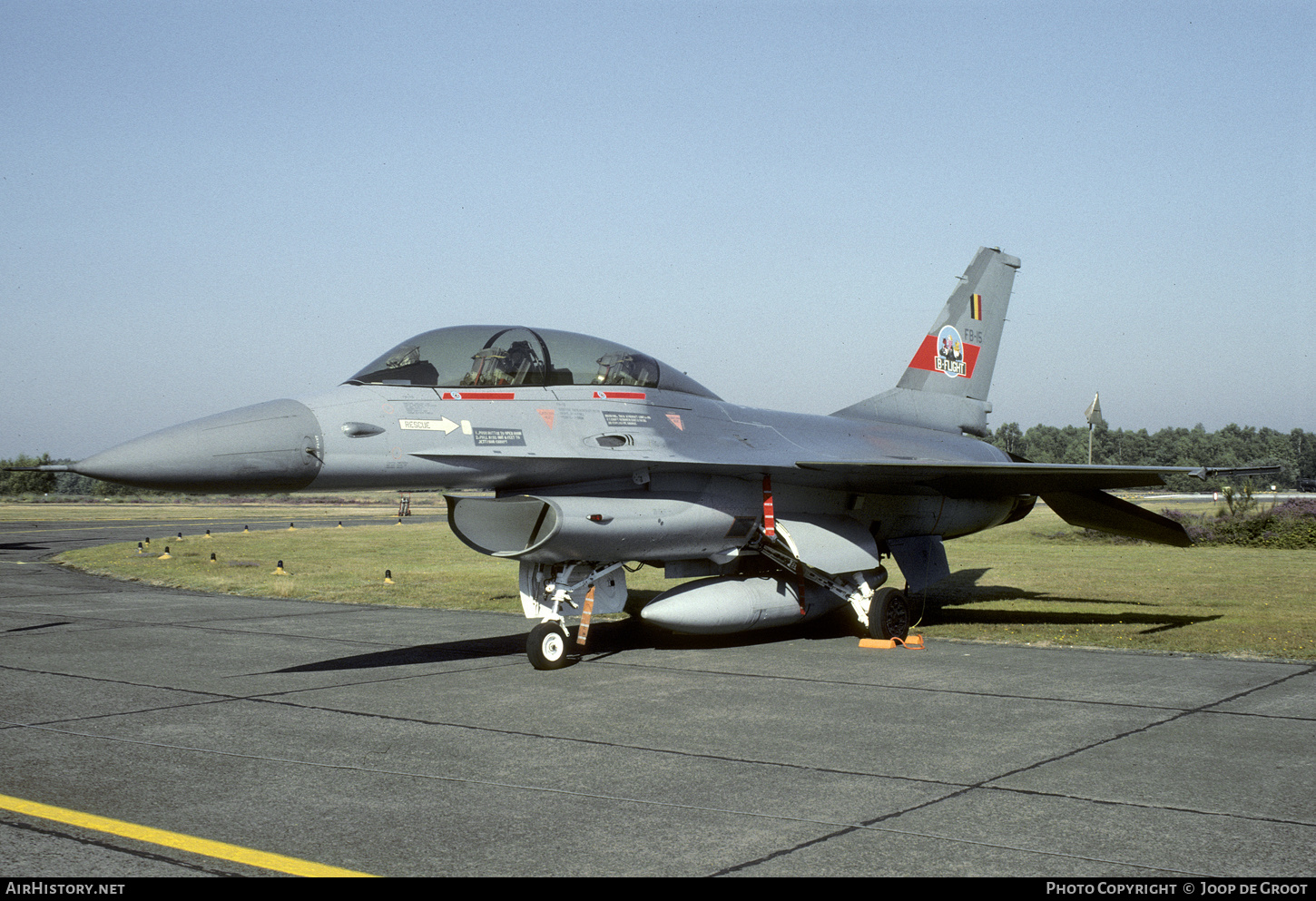 Aircraft Photo of FB-15 | General Dynamics F-16B Fighting Falcon | Belgium - Air Force | AirHistory.net #424949