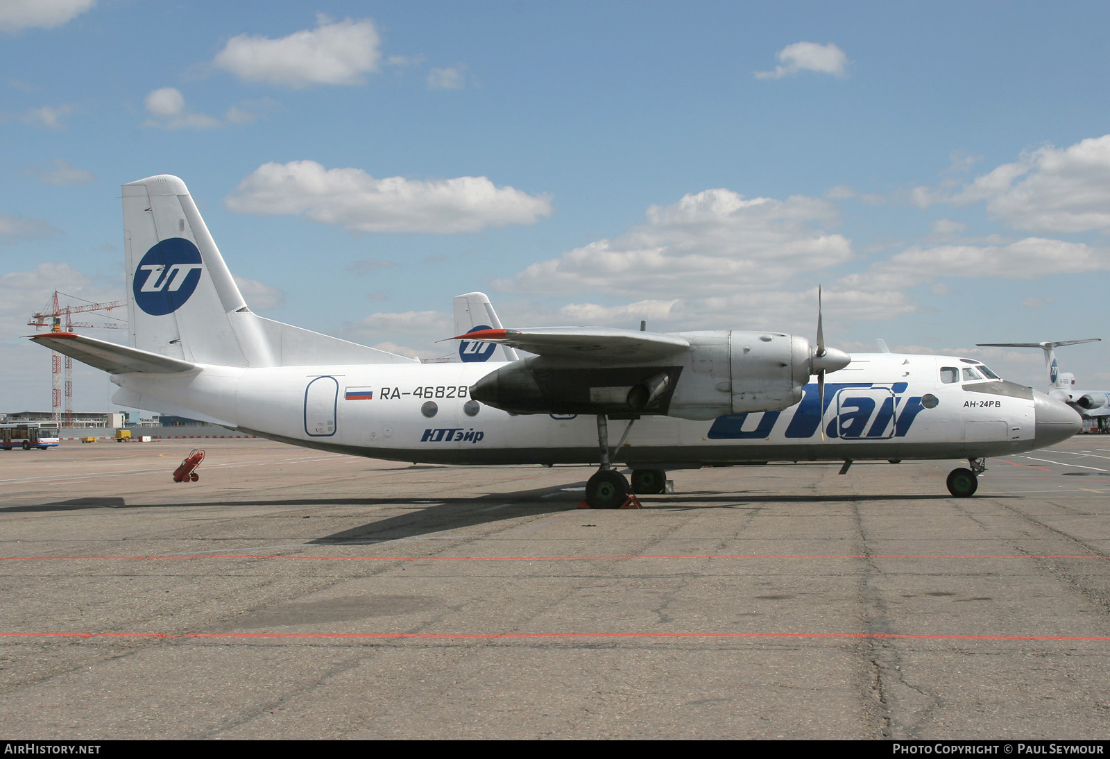 Aircraft Photo of RA-46828 | Antonov An-24RV | UTair | AirHistory.net #424954