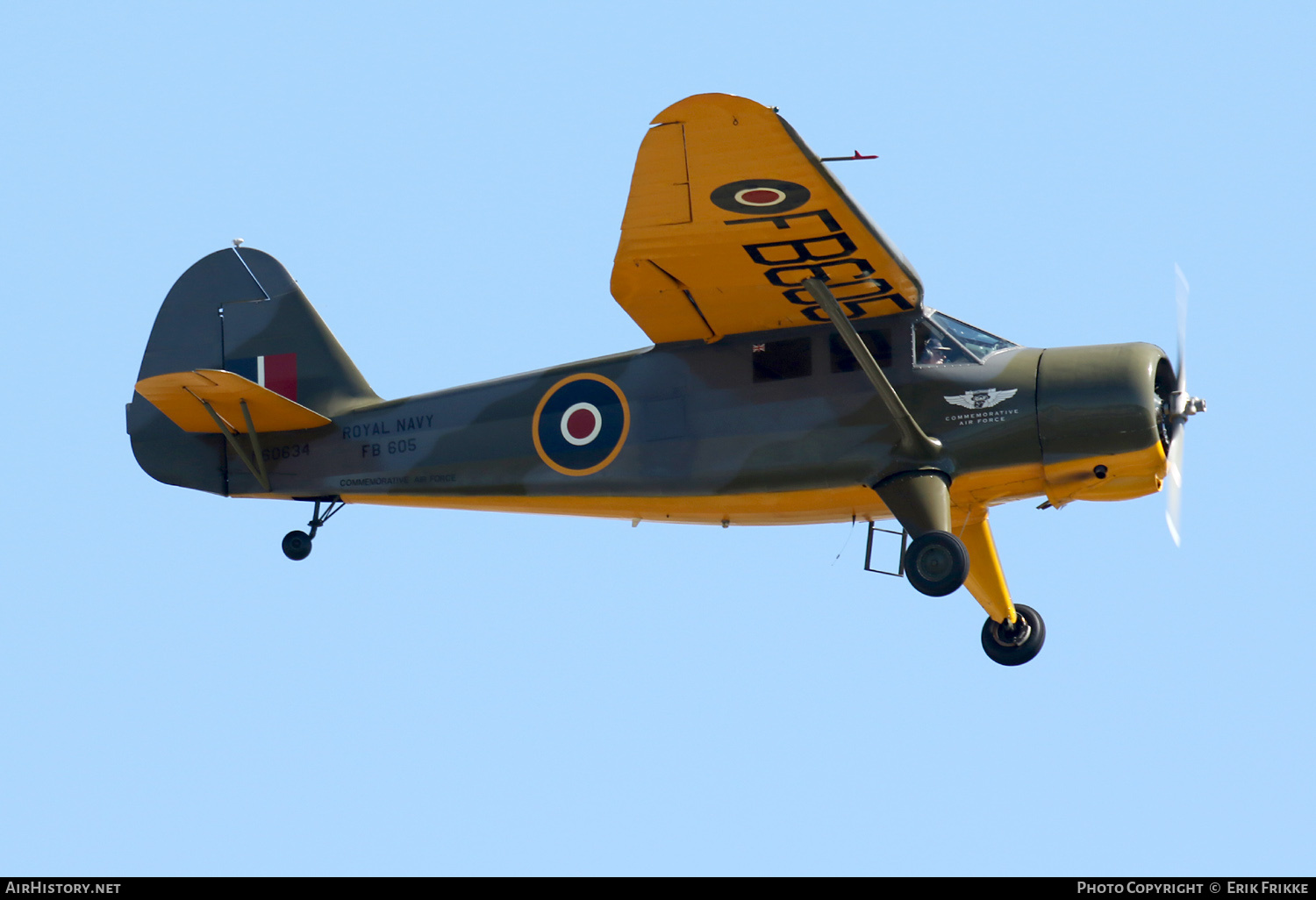 Aircraft Photo of N60634 / FB605 | Stinson AT-19 Reliant (V-77) | UK - Navy | AirHistory.net #424996