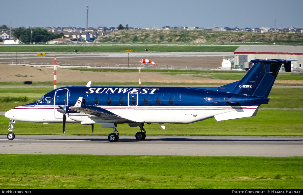 Aircraft Photo of C-GSWZ | Raytheon 1900D | Sunwest Aviation | AirHistory.net #425004