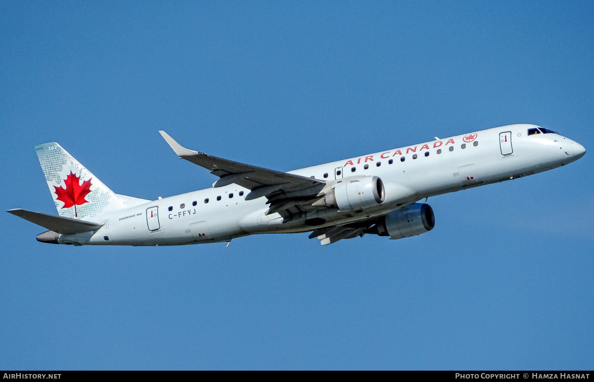 Aircraft Photo of C-FFYJ | Embraer 190AR (ERJ-190-100IGW) | Air Canada | AirHistory.net #425007