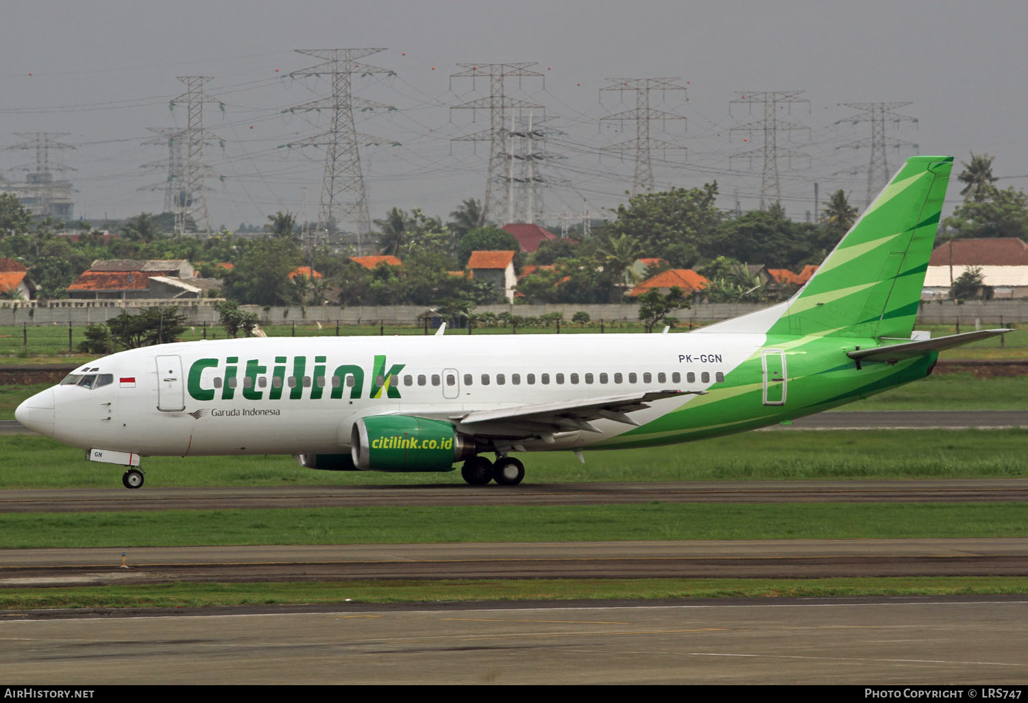 Aircraft Photo of PK-GGN | Boeing 737-3U3 | Citilink | AirHistory.net #425021