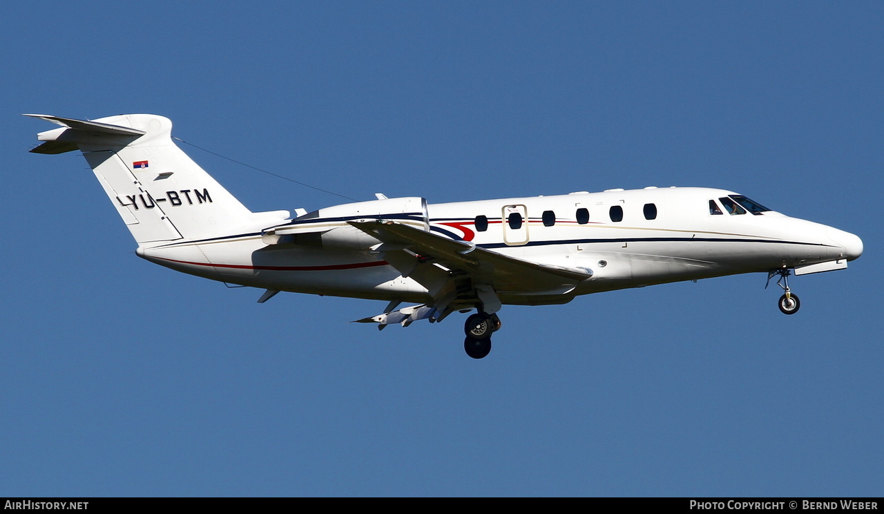 Aircraft Photo of YU-BTM | Cessna 650 Citation VII | AirHistory.net #425040