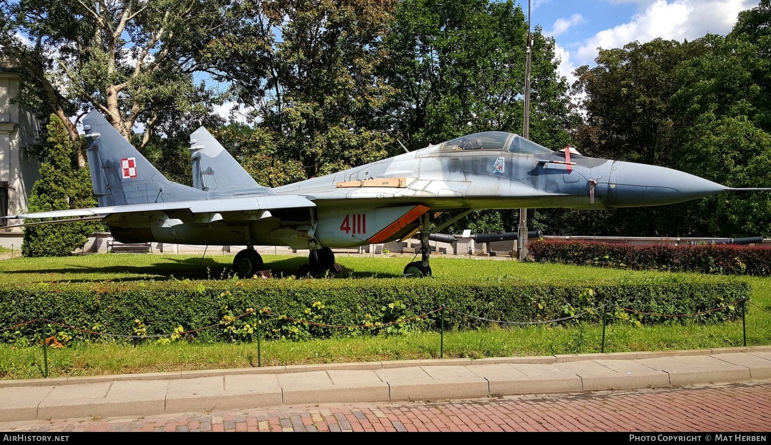 Aircraft Photo of 4111 | Mikoyan-Gurevich MiG-29G (9-12A) | Poland - Air Force | AirHistory.net #425086