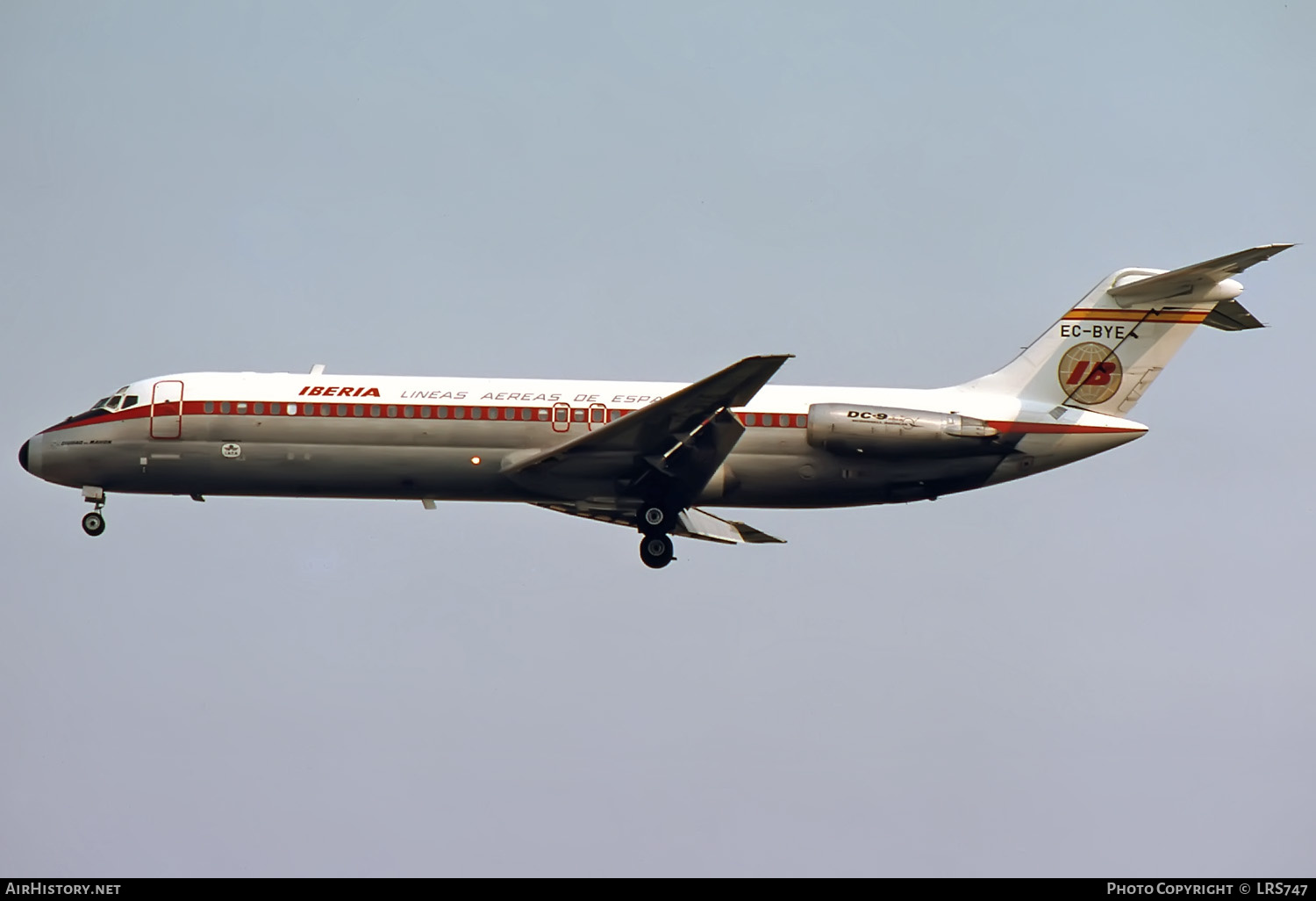 Aircraft Photo of EC-BYE | McDonnell Douglas DC-9-32 | Iberia | AirHistory.net #425087