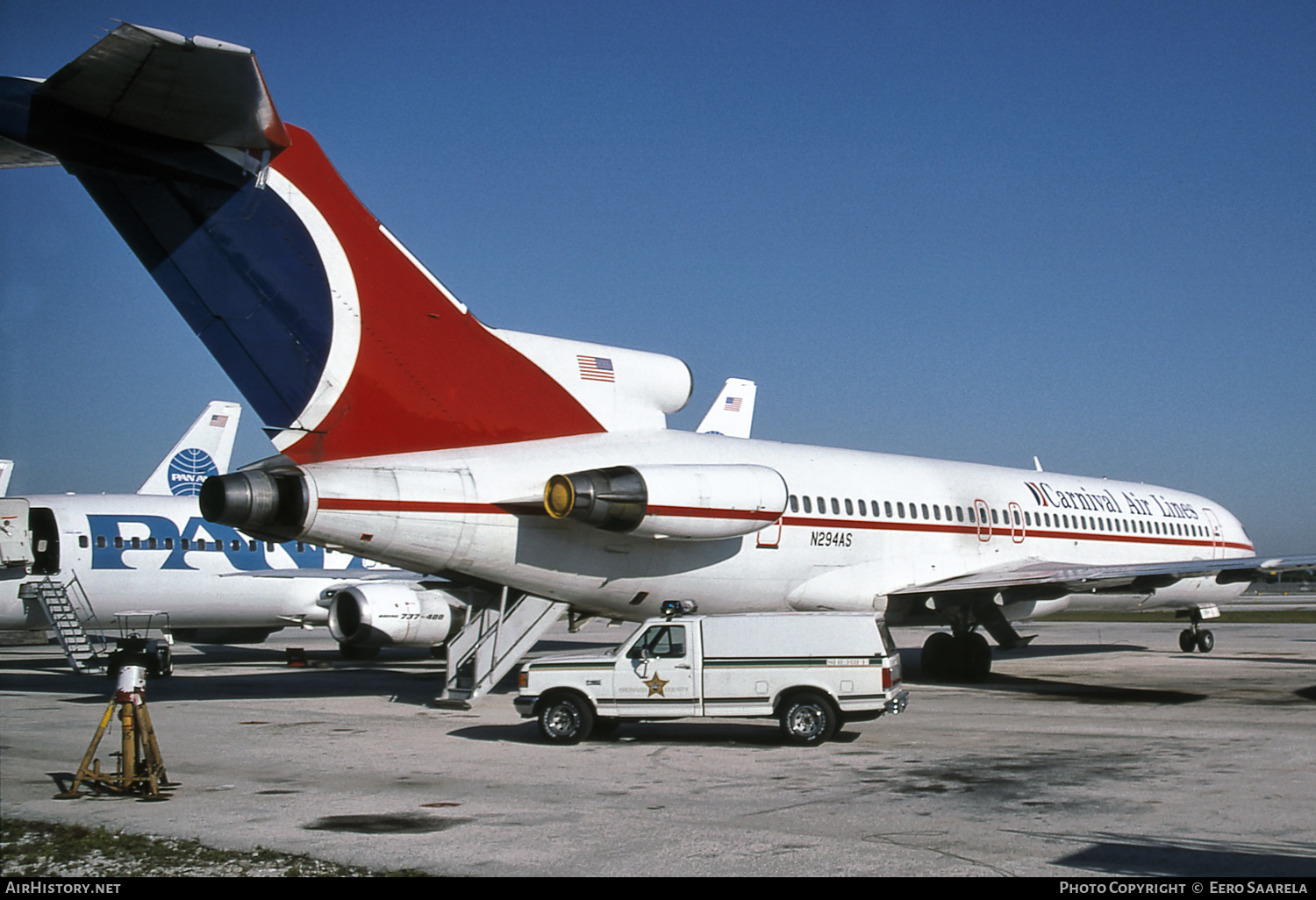Aircraft Photo of N294AS | Boeing 727-290/Adv | Carnival Air Lines | AirHistory.net #425096