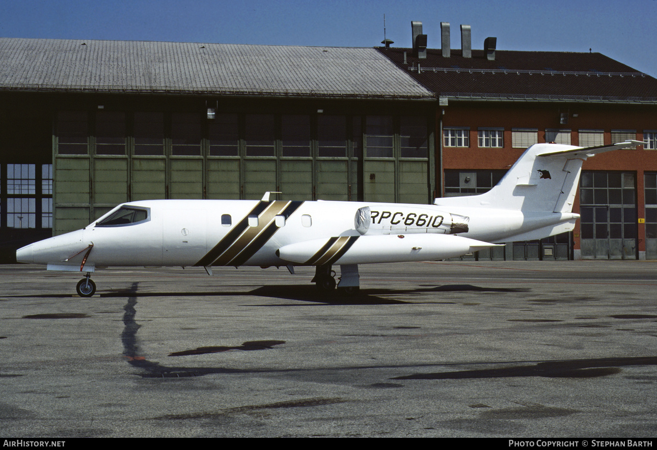 Aircraft Photo of RP-C6610 | Gates Learjet 25D | AirHistory.net #425099
