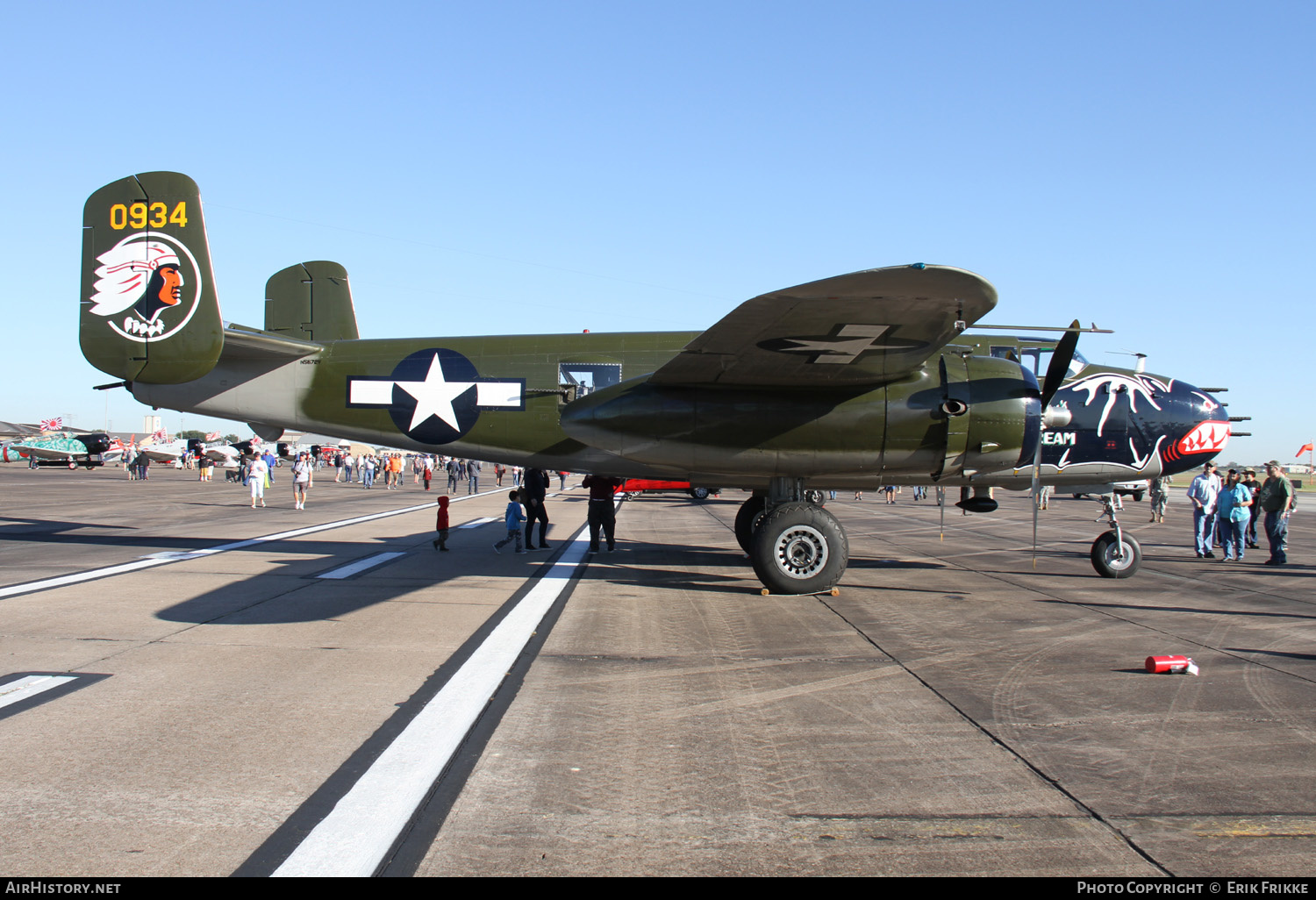 Aircraft Photo of N5672V / 0934 | North American B-25J Mitchell | USA - Air Force | AirHistory.net #425138
