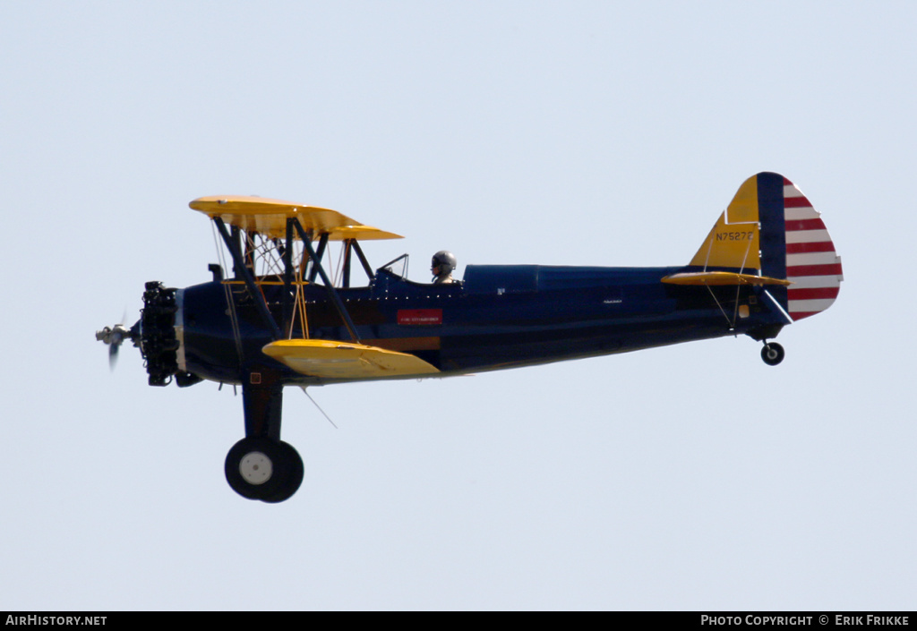 Aircraft Photo of N75272 | Boeing N2S-5 Kaydet (E75) | AirHistory.net #425145