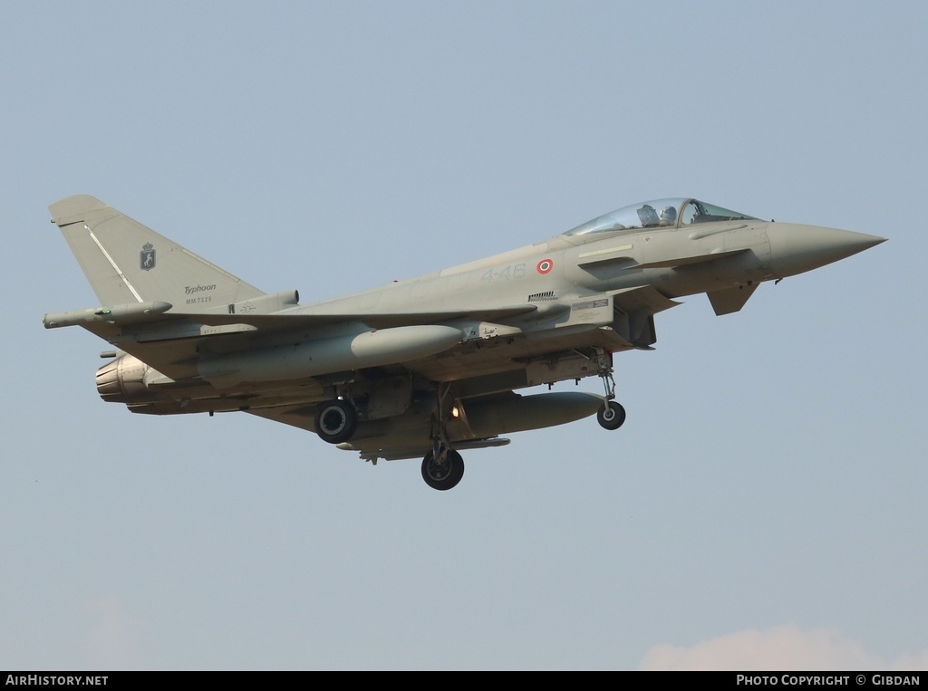 Aircraft Photo of MM7326 | Eurofighter EF-2000 Typhoon S | Italy - Air Force | AirHistory.net #425150