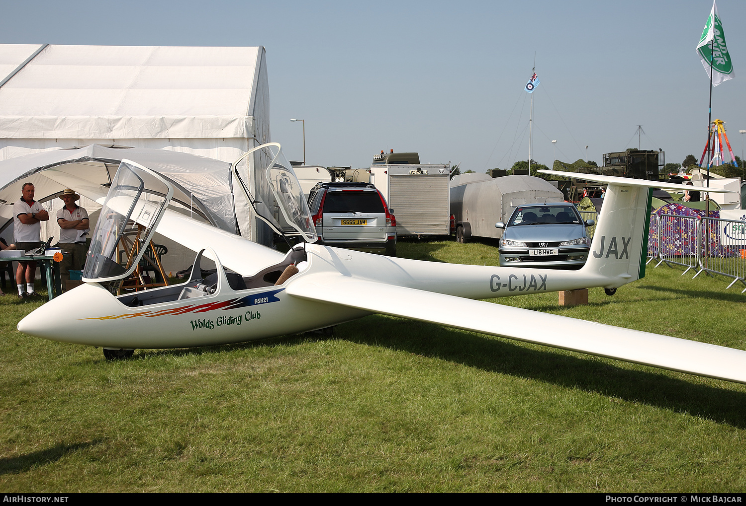 Aircraft Photo of G-CJAX | Schleicher ASK-21 | Wolds Gliding Club | AirHistory.net #425161