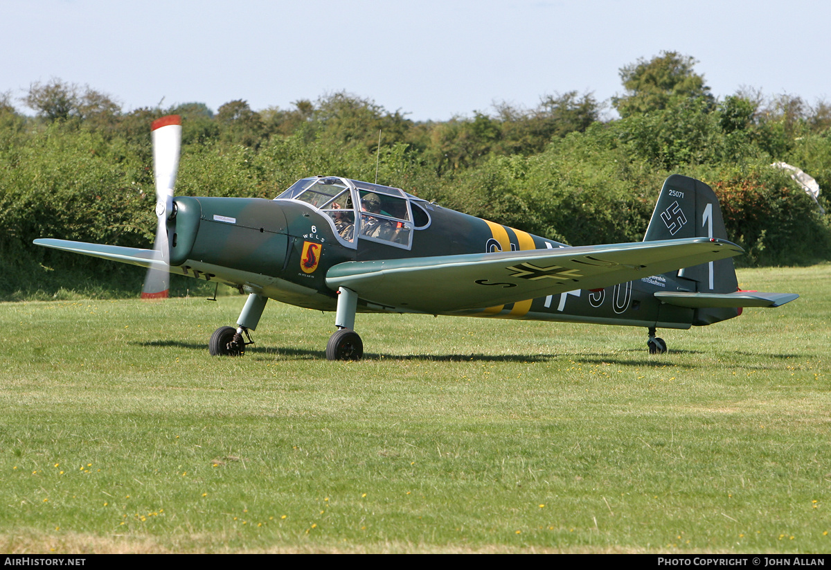 Aircraft Photo of G-GLSU / 25071 | Bücker Sk25 (Bü-181B-1) | Germany - Air Force | AirHistory.net #425181