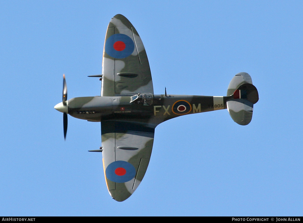 Aircraft Photo of G-PMNF / TA805 | Supermarine 361 Spitfire HF9E | UK - Air Force | AirHistory.net #425184