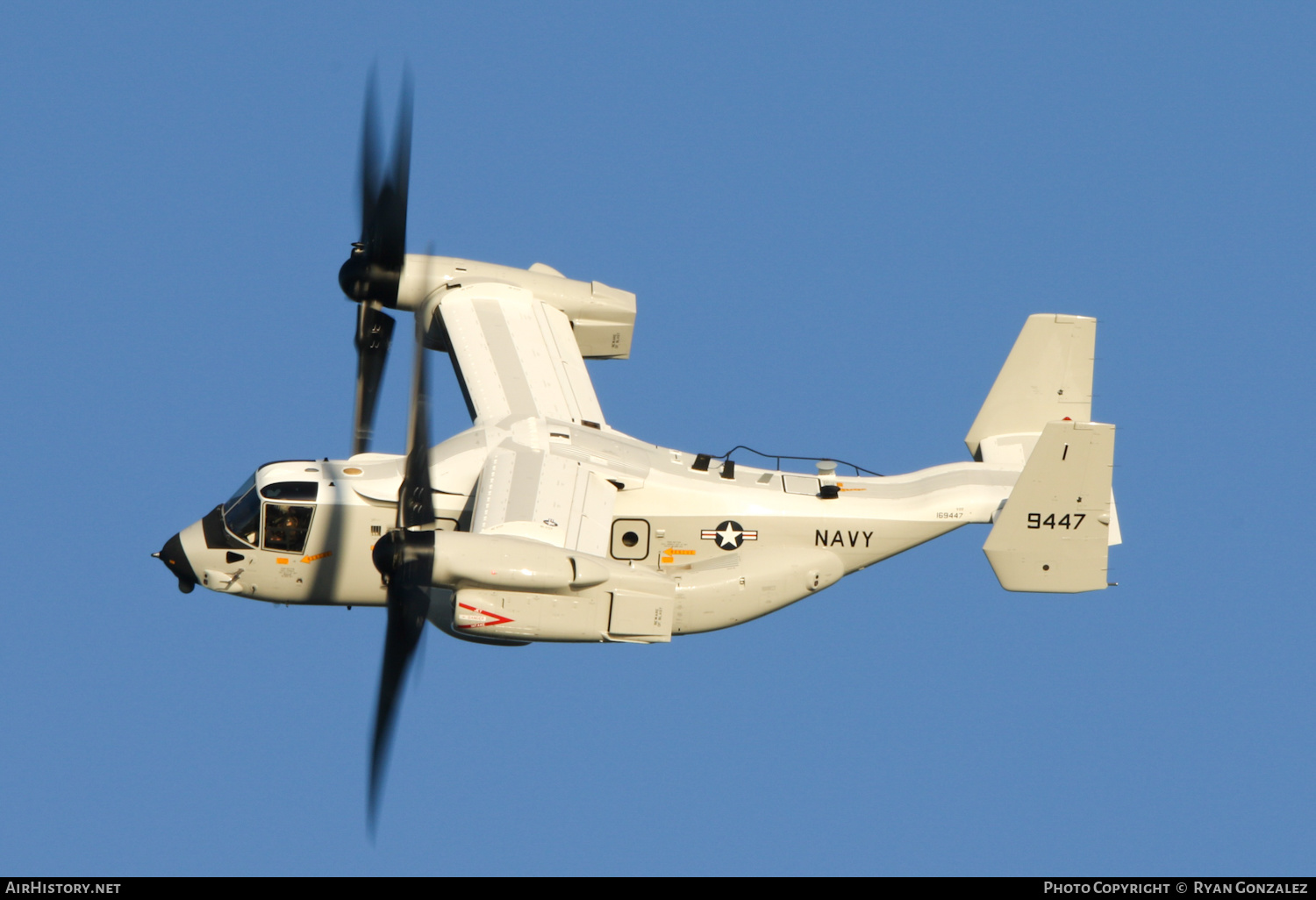 Aircraft Photo of 169447 / 9447 | Bell-Boeing CMV-22B Osprey | USA - Navy | AirHistory.net #425185