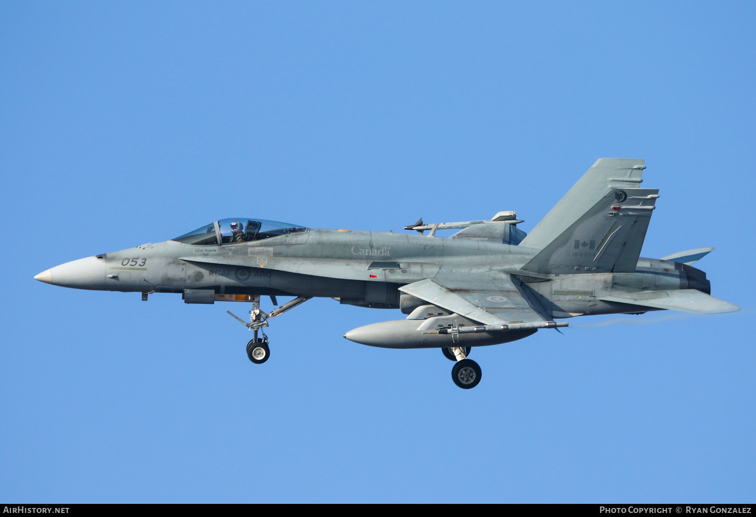 Aircraft Photo of 188053 / 053 | McDonnell Douglas CF-188 Hornet | Canada - Air Force | AirHistory.net #425210
