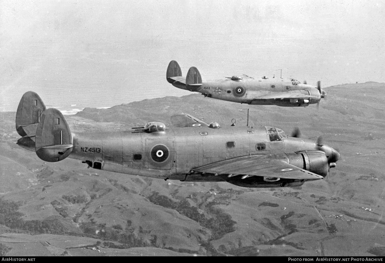 Aircraft Photo of NZ4513 | Lockheed PV-1 Ventura | New Zealand - Air Force | AirHistory.net #425229
