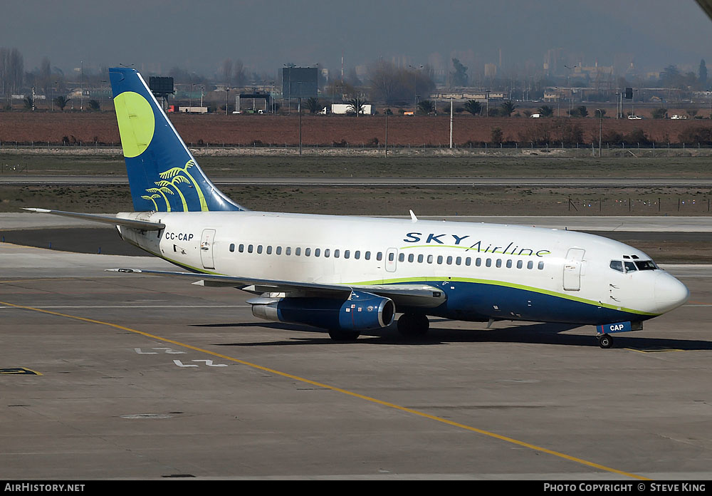 Aircraft Photo of CC-CAP | Boeing 737-236/Adv | Sky Airline | AirHistory.net #425237