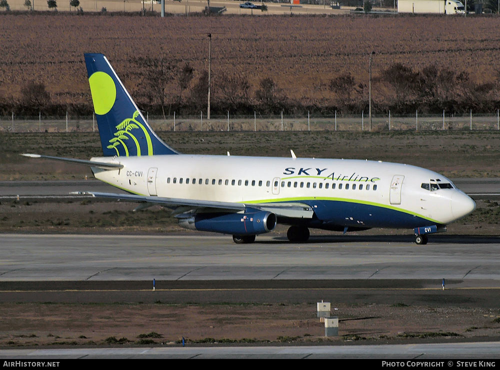 Aircraft Photo of CC-CVI | Boeing 737-2Q3/Adv | Sky Airline | AirHistory.net #425246