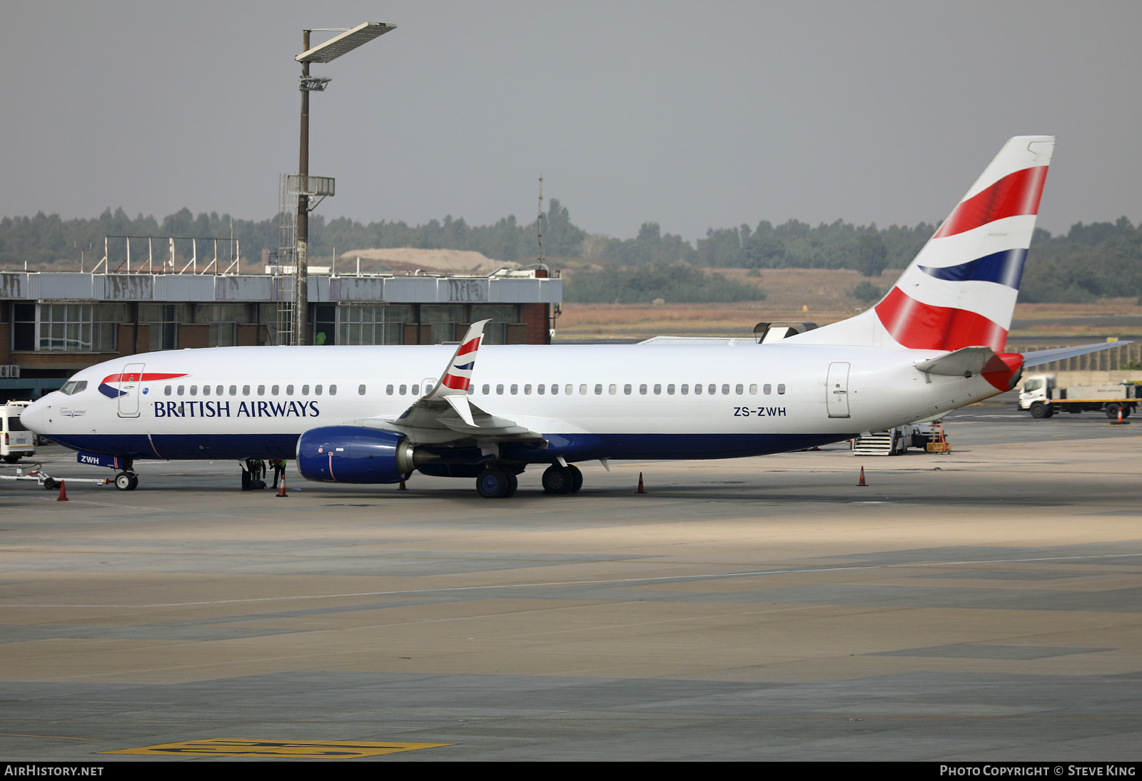 Aircraft Photo of ZS-ZWH | Boeing 737-800 | British Airways | AirHistory.net #425275
