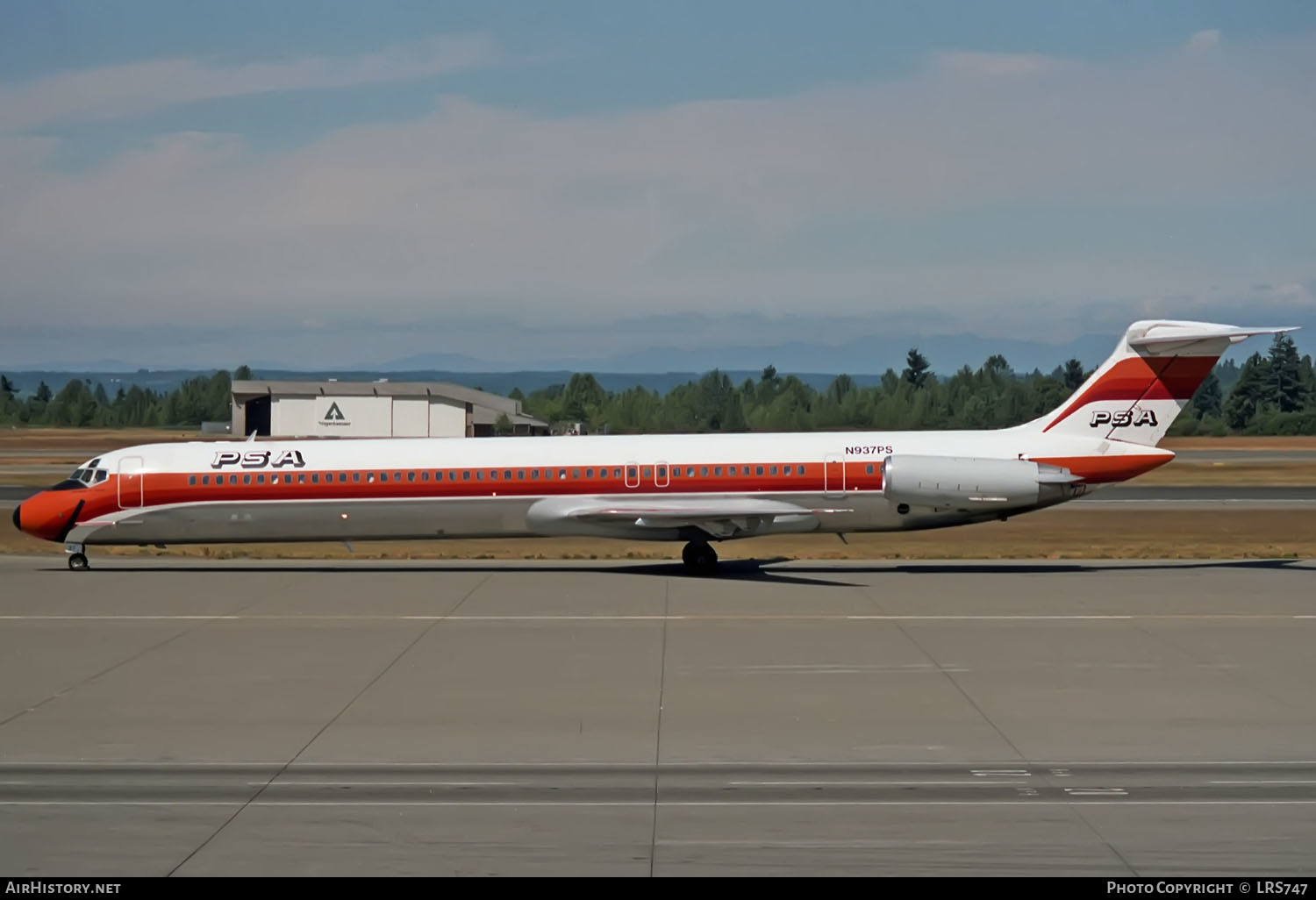 Aircraft Photo of N937PS | McDonnell Douglas MD-81 (DC-9-81) | PSA - Pacific Southwest Airlines | AirHistory.net #425296