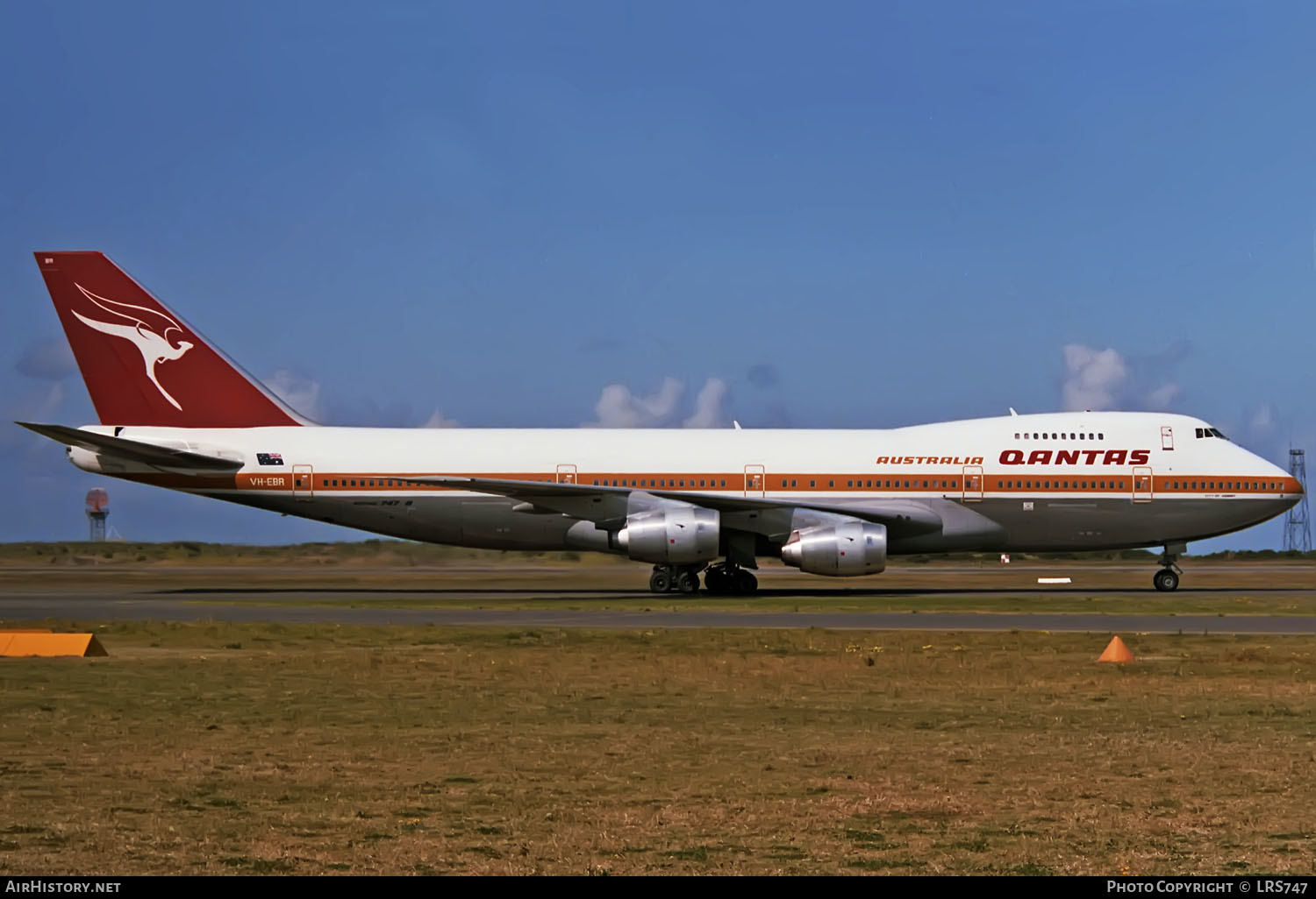 Aircraft Photo of VH-EBR | Boeing 747-238B | Qantas | AirHistory.net #425307