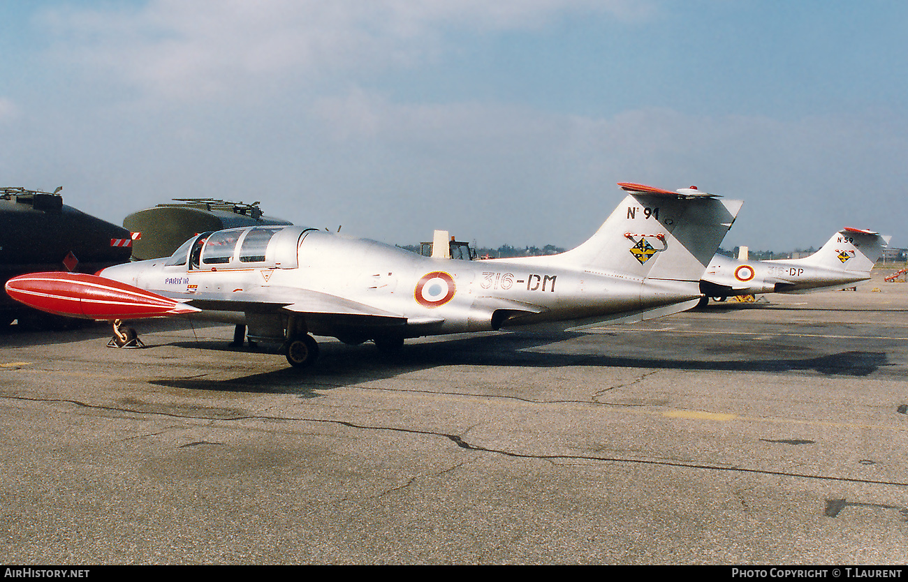 Aircraft Photo of 91 | Morane-Saulnier MS-760 Paris IR | France - Air Force | AirHistory.net #425314