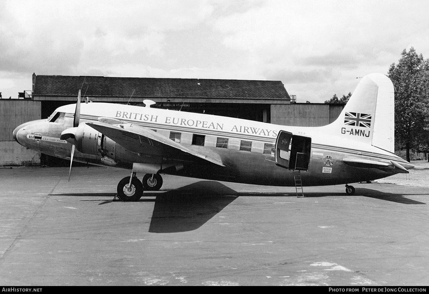 Aircraft Photo of G-AMNJ | Vickers 635 Viking 1B | BEA - British European Airways | AirHistory.net #425320