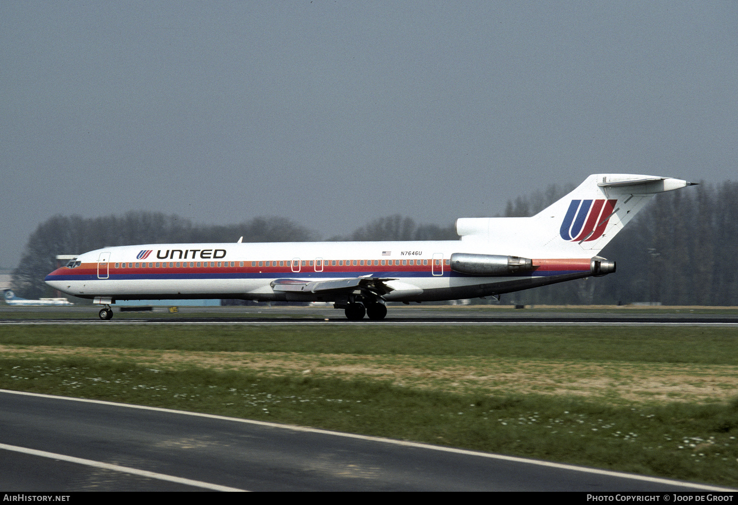 Aircraft Photo of N7646U | Boeing 727-222/Adv | United Airlines | AirHistory.net #425326