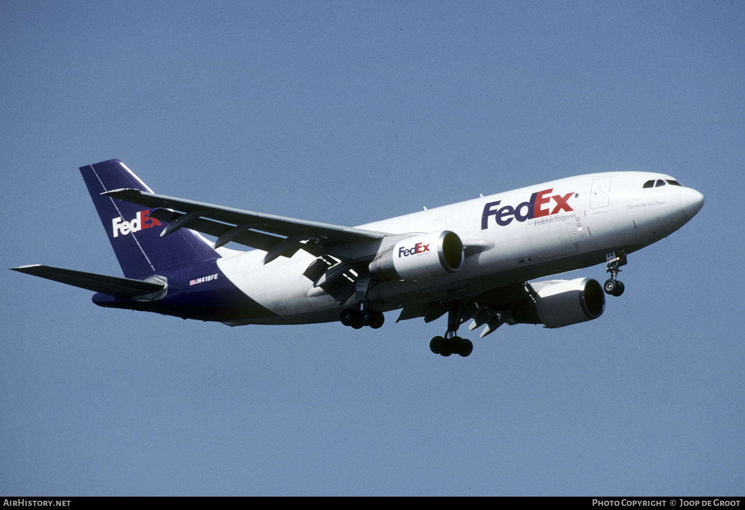 Aircraft Photo of N418FE | Airbus A310-222/F | Fedex - Federal Express | AirHistory.net #425329