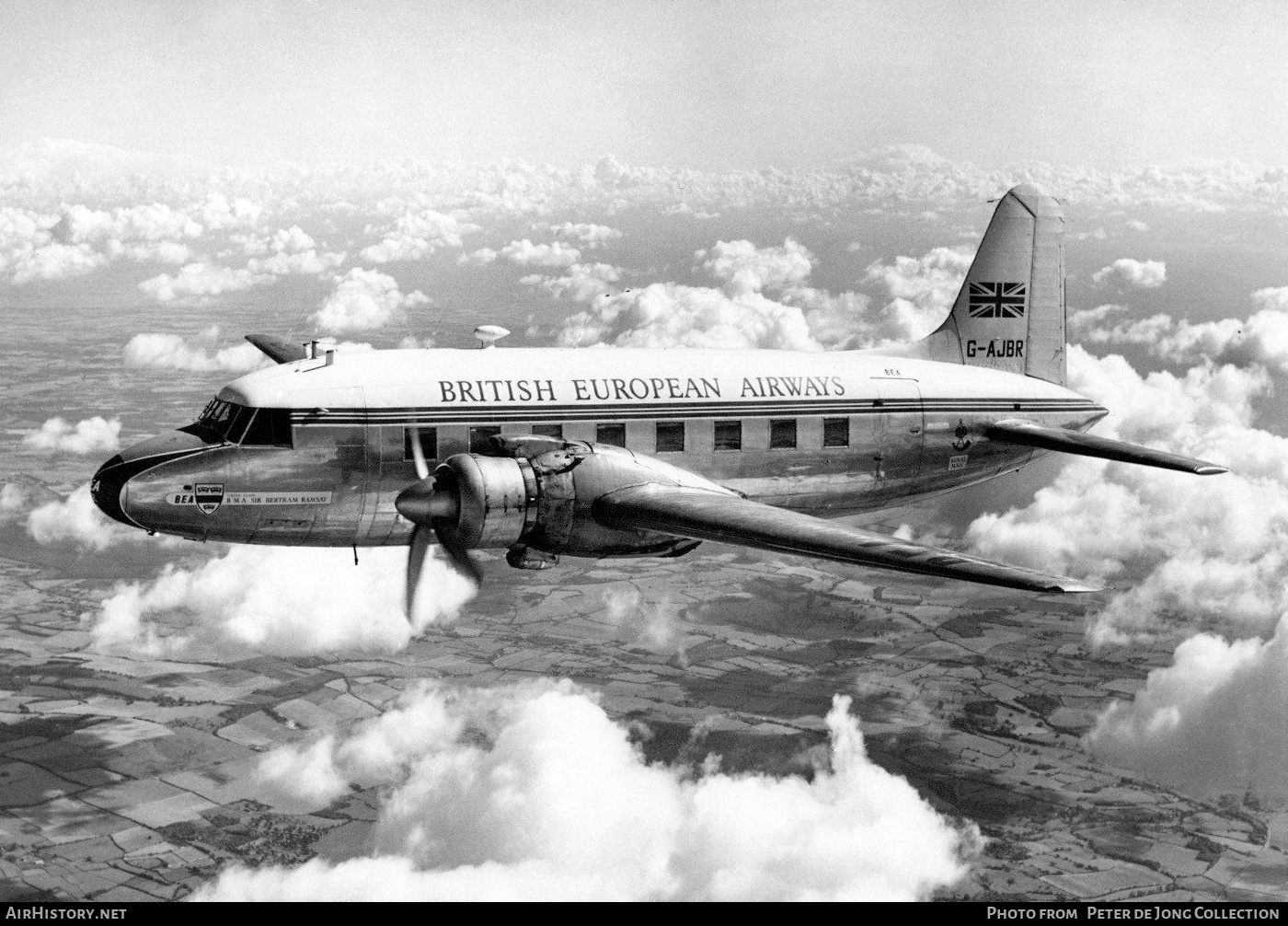 Aircraft Photo of G-AJBR | Vickers 610 Viking 1B | BEA - British European Airways | AirHistory.net #425336