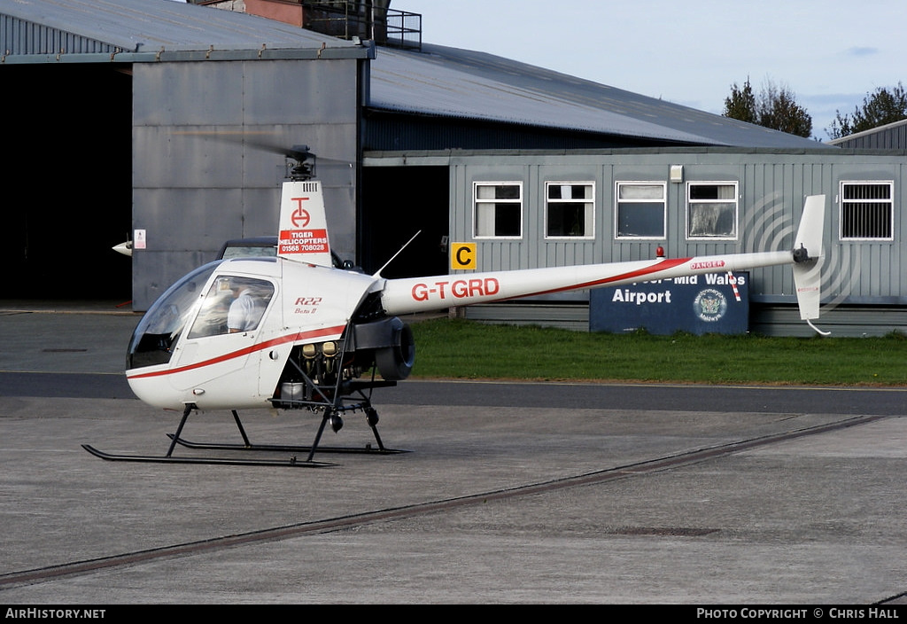 Aircraft Photo of G-TGRD | Robinson R-22 Beta II | Tiger Helicopters | AirHistory.net #425348