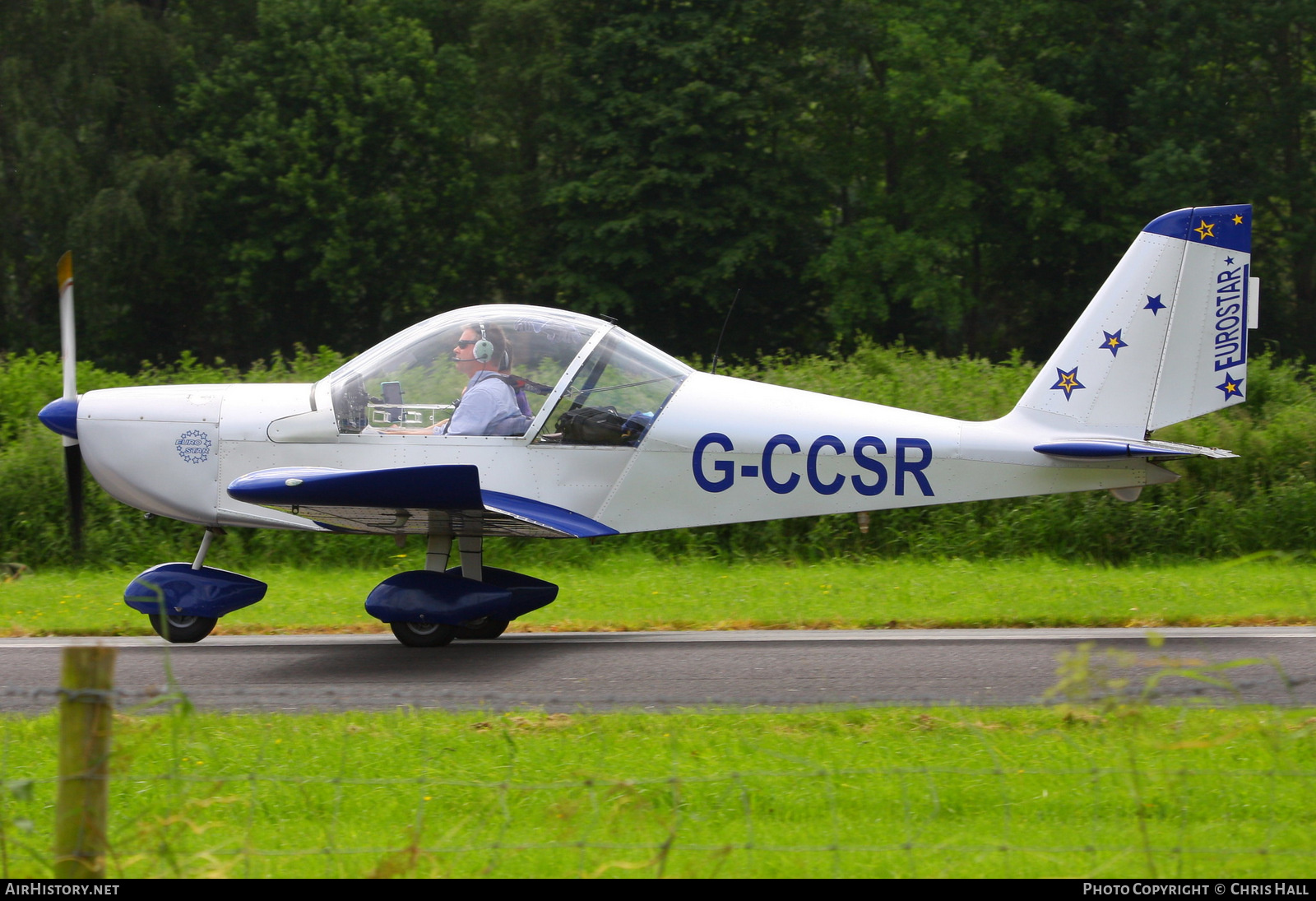 Aircraft Photo of G-CCSR | Evektor-Aerotechnik EV-97A Eurostar | AirHistory.net #425351