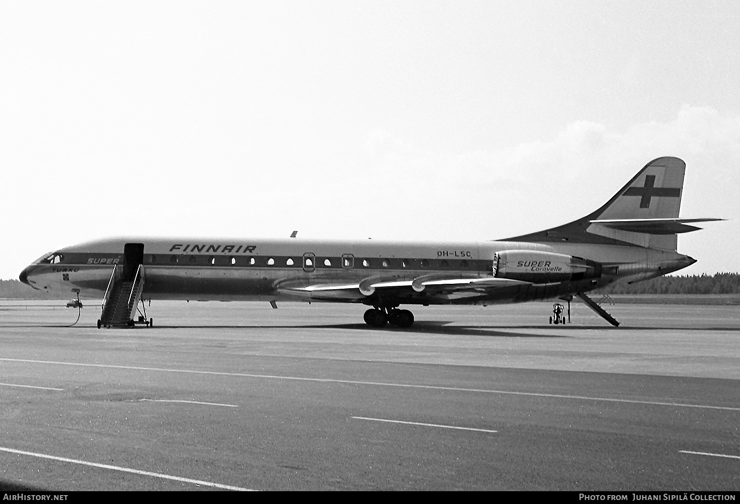 Aircraft Photo of OH-LSC | Sud SE-210 Caravelle 10B3 Super B | Finnair | AirHistory.net #425370