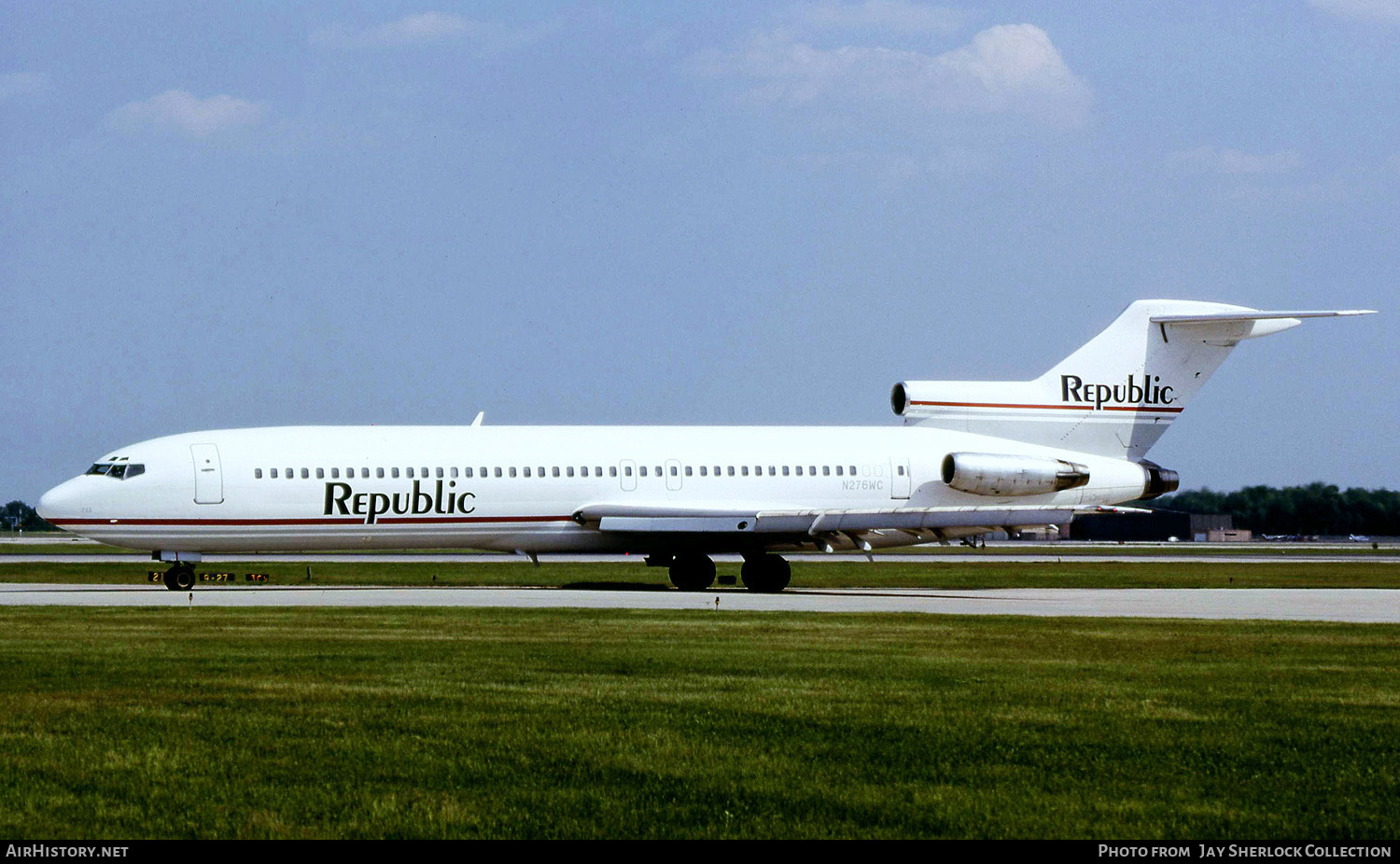 Aircraft Photo of N276WC | Boeing 727-277/Adv | Republic Airlines | AirHistory.net #425382