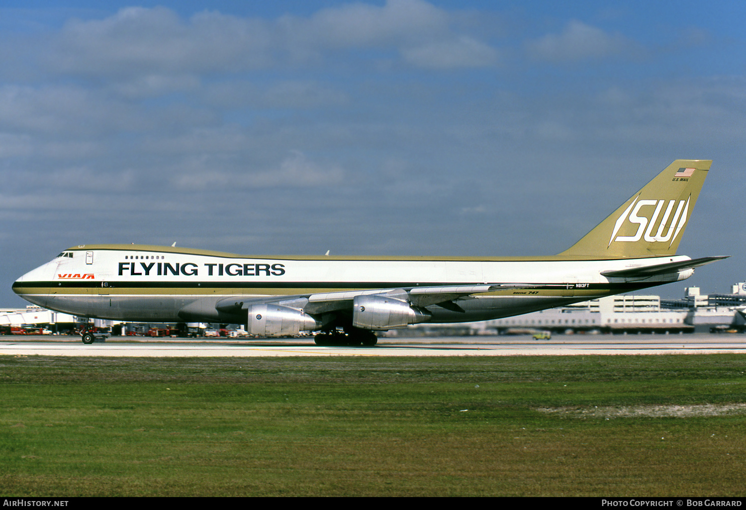 Aircraft Photo of N813FT | Boeing 747-245F/SCD | Flying Tigers | AirHistory.net #425434